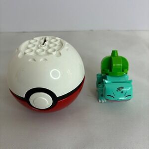 Pokemon Bulbasaur Nano Block Set Mega Construx in Poke Ball Toy Kids Collectible